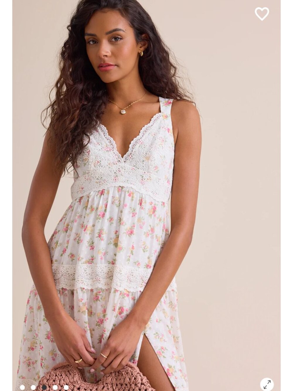 Altar'd State Etta Floral Maxi Dress NWT Floral Summer Dress - Picture 3 of 5